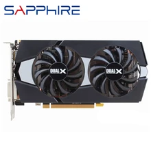 Оригинальная Видеокарта SAPPHIRE R9 370 2 Гб видеокарта GPU AMD Radeon R9370 2 Гб видеоэкран карты Настольный ПК Компьютерная игровая карта не Майнинг