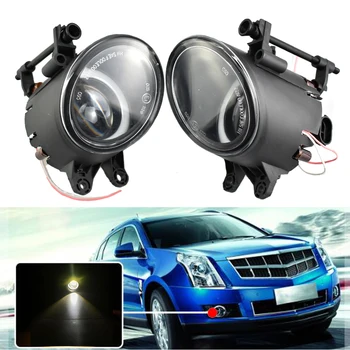 

2PCS LED Fog Light Front Left/Right 116-01278R,116-01279L,GM2592301,GM2593301 For C-adillac SRX 2010 2011 2012 2013 2014 2015