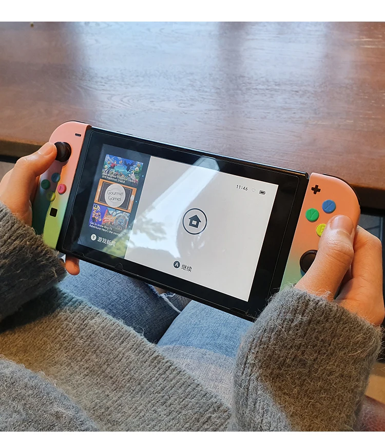 Joycon корпус градиентный цвет защитный чехол Joy Con контроллер жесткий корпус полный чехол оболочка для kingd переключатель игровой консоли