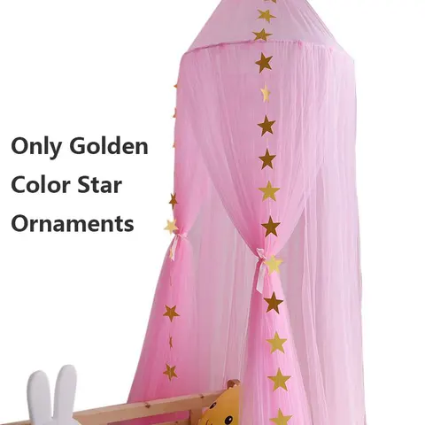 Children's Tent Baby Bed Hanging Mosquito Net Dome Bed Canopy Bedcover Curtain Round Crib Netting Tent Kid Room Decor