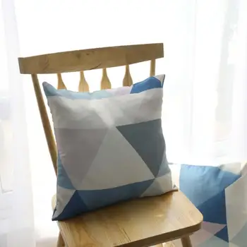 

Fyjafon 2pcs Pillowcase 60*60 Pillowcases Blue/Yellow Pillow Cover Bed Back Cushion Cover Hotel Living room Sofa Pillowcase