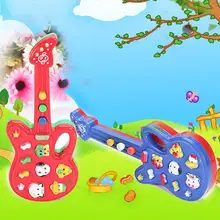 Прекрасный мультфильм животных пластиковая электронная гитара для детей чехол для телефона Muse игрушка подарок