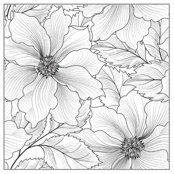 

Flowers Background DIY Silicone Clear Stamp Seal Scrapbook Embossing Album Decor