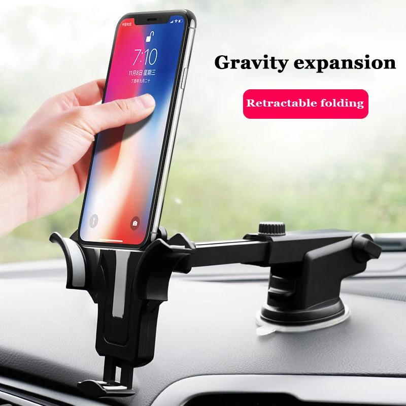 Car Phone Holder for Samsung Note 10 for iPhone 11Pro Max for Huawei P30 Auto Mobile Phone Stand Car Holder Smartphone Voiture