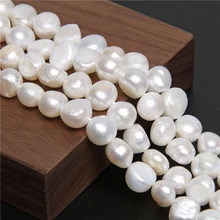 3-11 мм БАРОККО Жемчуг бусины натуральный неправильный белый пресноводный жемчуг для DIY женщин ожерелье серьги браслеты вечерние ювелирные изделия