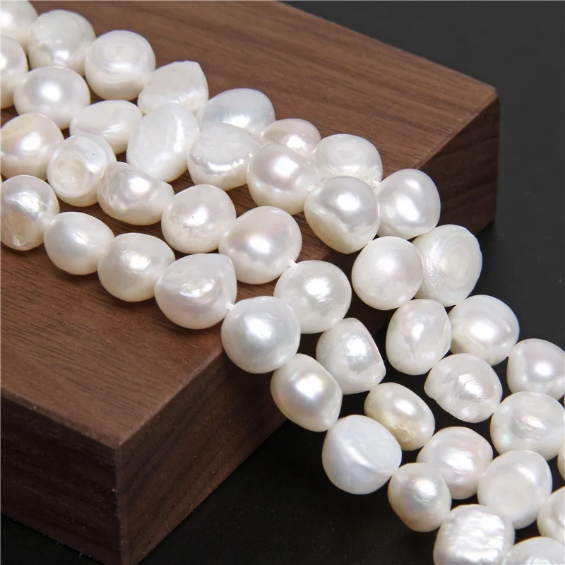 3-11 mm Baroque Pearls Beads Natural Irregular White Freshwater For DIY Women Necklace Earrings Bracelets Party Jewelry | Украшения и
