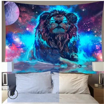 

Mandala Square Wall Hanging Tapestry Rug Throw Yoga Rug For Home Bedroom Decor Night Moon Wall Carpet Tapestry