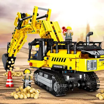 

Yeshin Technic Cars Toys The Excavator Truck Excavator Set Assembly Kits lepining 8043 Building Blocks Bricks Kids Toys