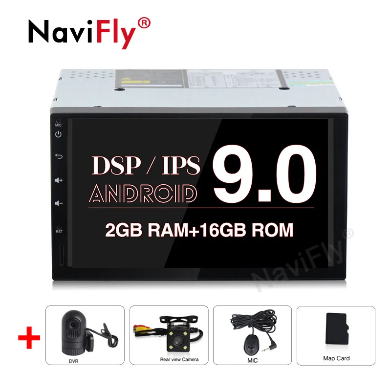 Восьмиядерный Android 9,0 4 Гб ОЗУ 64 Гб ПЗУ Автомобильный мультимедийный плеер MP5 для 2Din универсальный Автомобильный gps навигатор Радио BT Ipod wifi DVR камера - Цвет: PX3