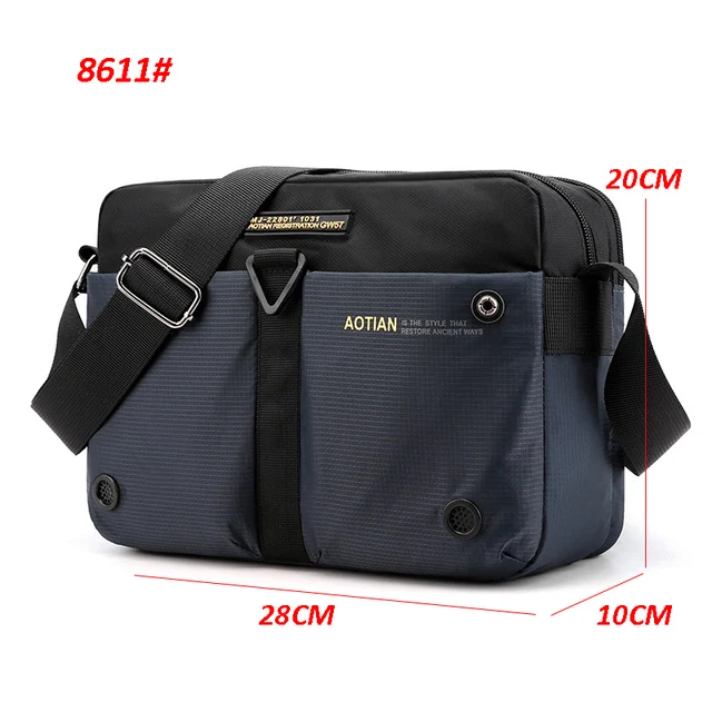 Het beste reptielen Ga op pad Mannen Messenger Bag Waterdichte Nylon Kleine Satchel Schoudertassen Casual  Reizen Crossbody Tassen Voor Mannelijke Riem Handtas Man XA167ZC -  AliExpress