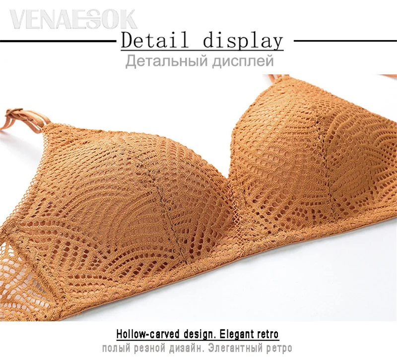 New Black Bra and Panties Set Sexy Deep V Women Lingerie Set Thin Brassiere Wire Free Embroider Bra Lace Underwear Set White