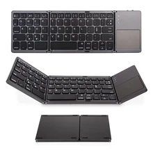 Mini folding keyboard Bluetooth Foldable Wireless Keypad with Touchpad for Windows Android ios Tablet ipad Phone