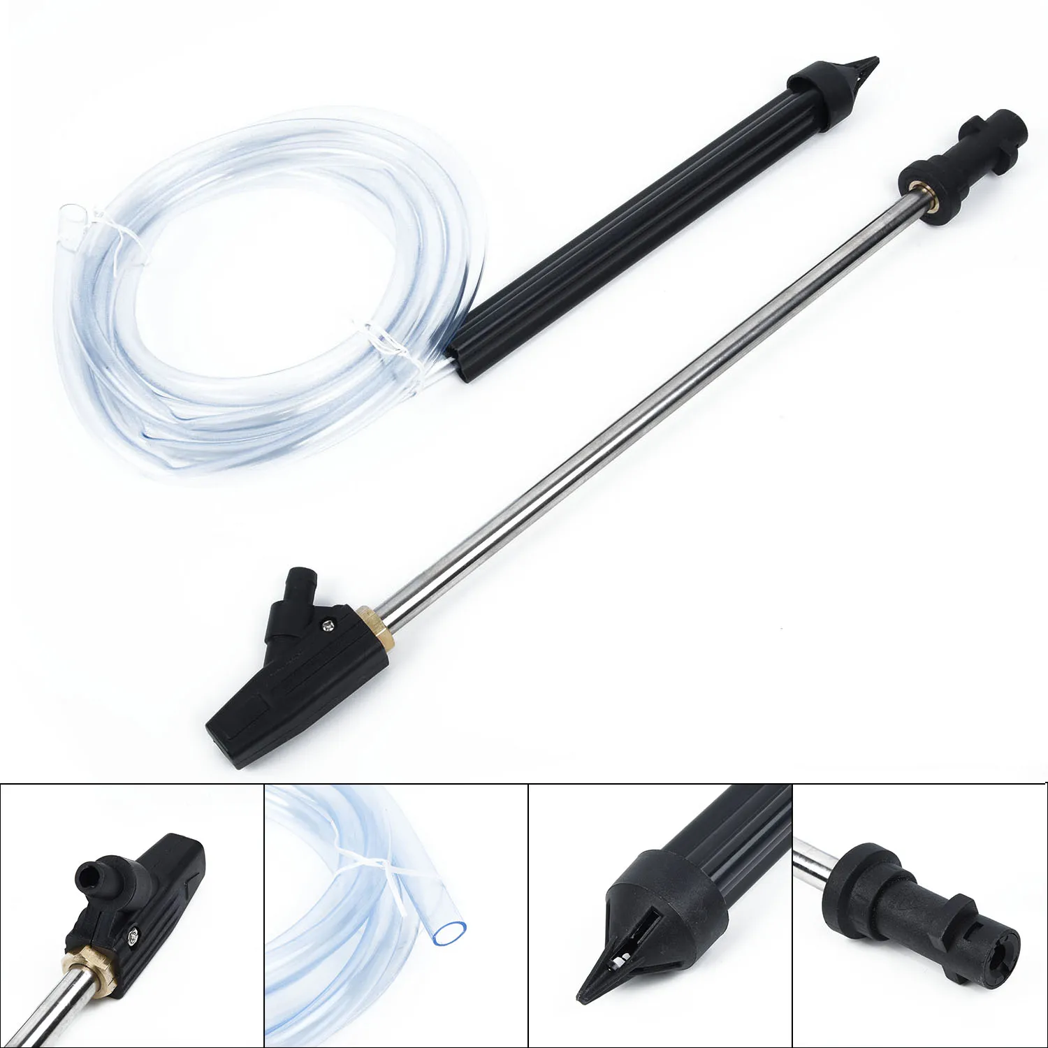 

Pressure Washer Nozzle Hose Kit Lance Foam Sprayer Connection For Karcher K Series Sand Blasting Accessories