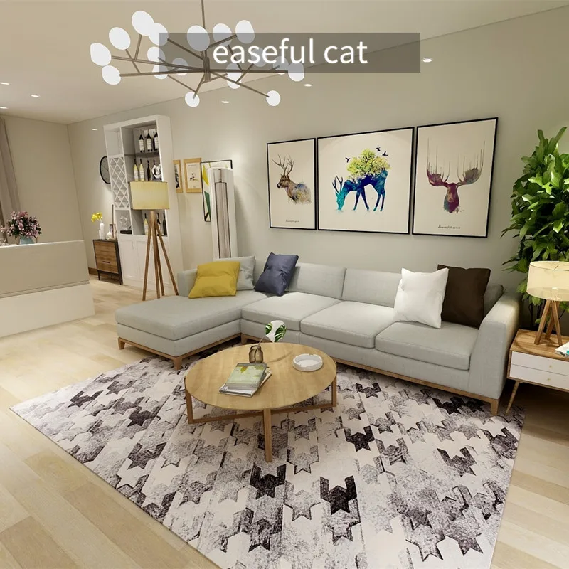 Dingzhi Современная гостиная, ковер, диван, спальня, ковер, светильник и роскошный