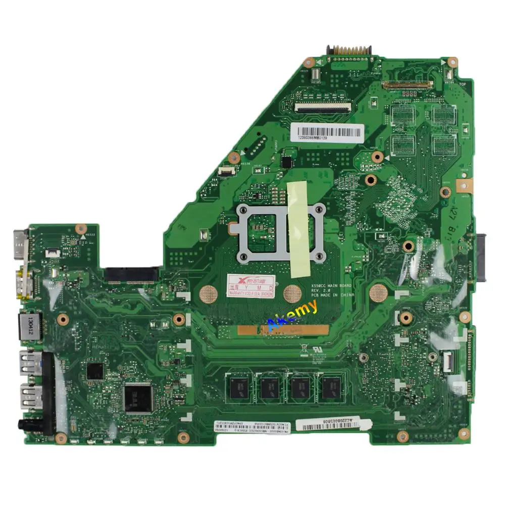  X550CA For ASUS X550 X550C X550CA X550CL Laptop motherboard X550CA mainboard I7-CPU GM 100% WORK Te