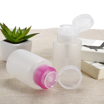 

1PC Nail Wash Press Bottle Reusable Plastic Split Bottle Anti-cracking Durable Environmental Protection Pressure Pump Dispenser
