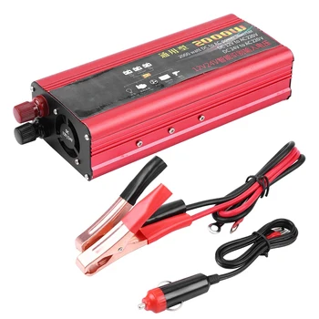 

2000W Car Power Inverter USB Charger Converter Adapter Modified Sine Wave DC 12V/24V to AC 220V Power Inverter