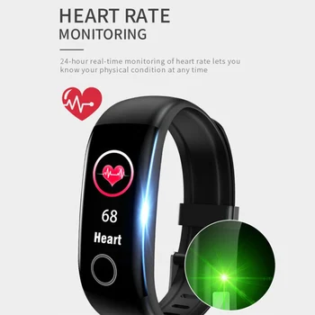 

2020 Body Temperature Smart Fitness Bracelet Sport Smart Band Watch Ip67 Waterproof Pedometer Fitness Tracker Blood Pressure