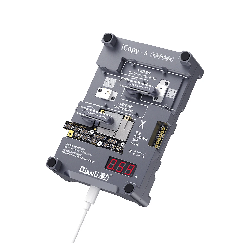 £72.94 Qianli Icopy S 4in1 Double Sided Chip Test Stand For Iphone6 Xsmax Baseband
