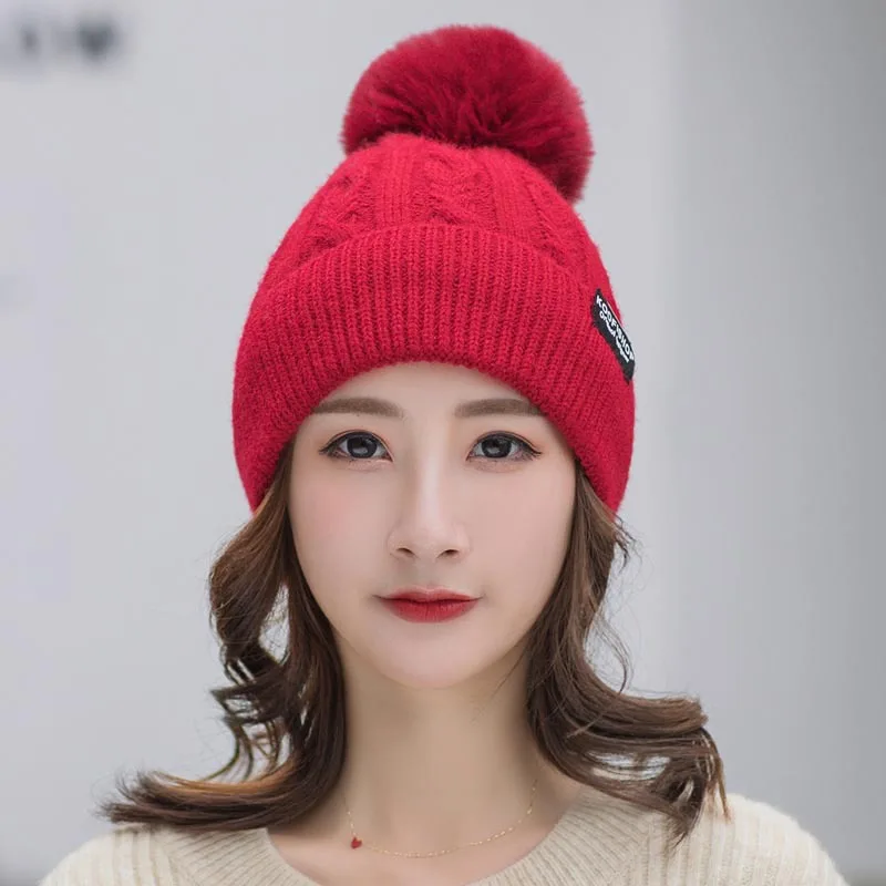 Вязаные зимние шапки для мужчин и женщин Skuilles Beanies, шапка с помпонами, теплые зимние шапки Beanies для мужчин, горячая распродажа