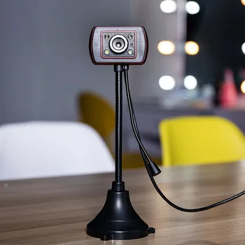 

VKTECH S620 HD Webcam with Built-in Microphone Goose Neck USB Web Camera for Video Conference PC