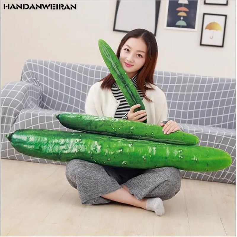 

1 Pcs 55cm Plush Toys Interesting Simulation Cucumber Pillow Plush Toy Plush Holiday Christmas Present Gift For Girls&Boys