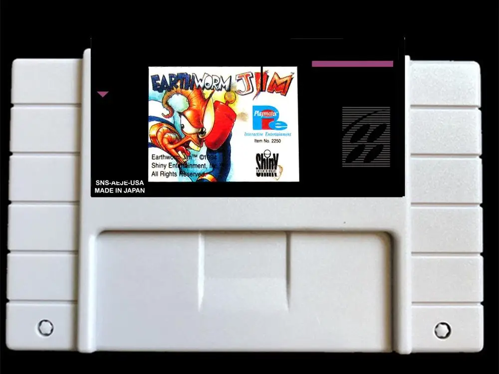 Earthworm Jim USA-NTSC Версия 46 контактов Видеоигры карта NTSC Версия для ретро видеоигр Консоль