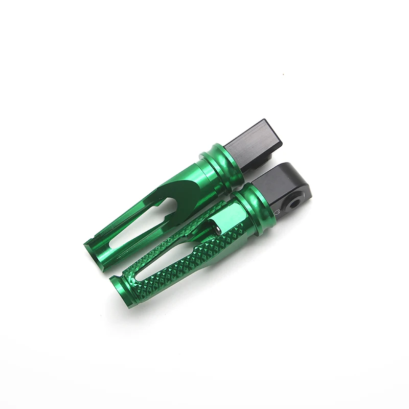 CNC мотоциклетные задние Пассажирские подножки ножная педаль подставки для Kawasaki Z250 300 400 Ninja250 300 400