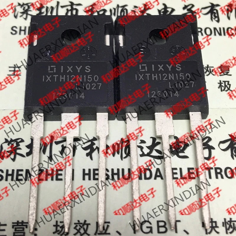 5 шт., новые оригинальные кнопки IXTH12N150-247 1500V 12A