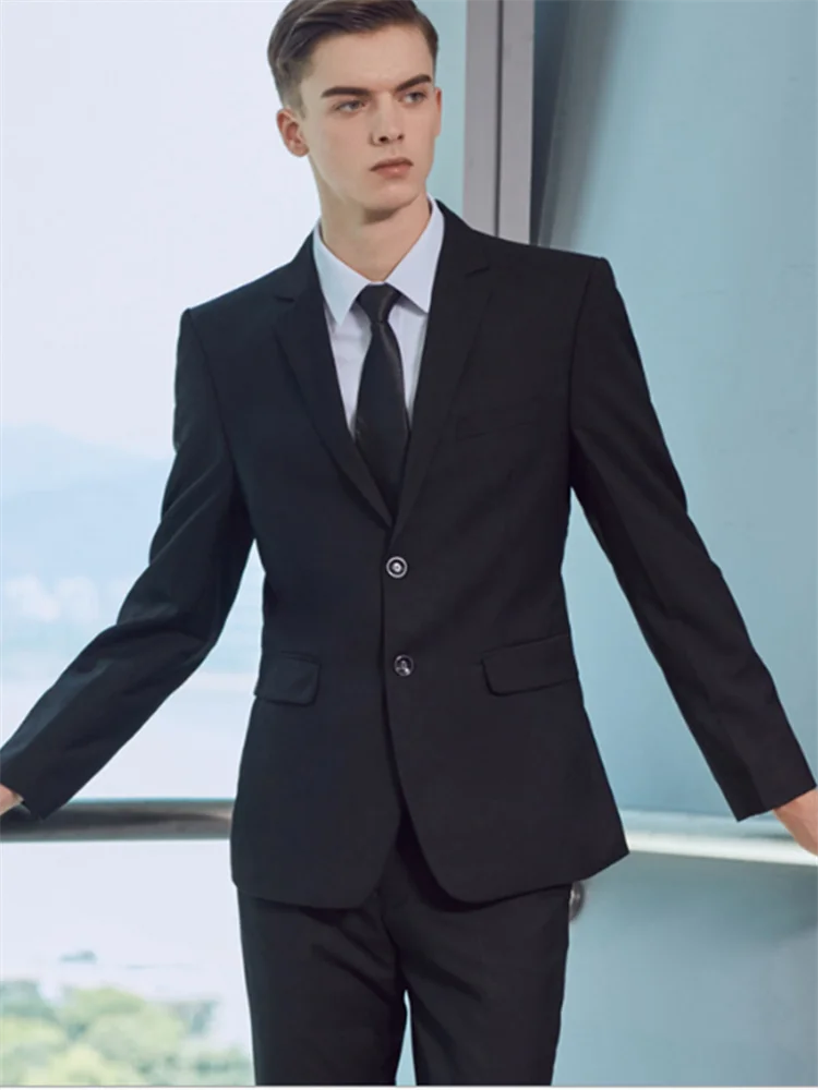 Мужской костюм смокинг Noivo Terno Slim Fit Easculino вечерние костюмы для мужчин Свадебный костюм Блейзер Брюки Жених