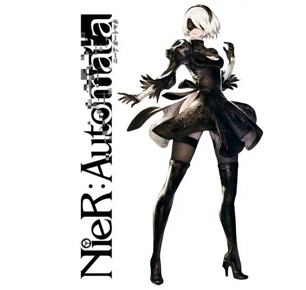 Горячая консоль игры хлопковые футболки Nier Automata футболка