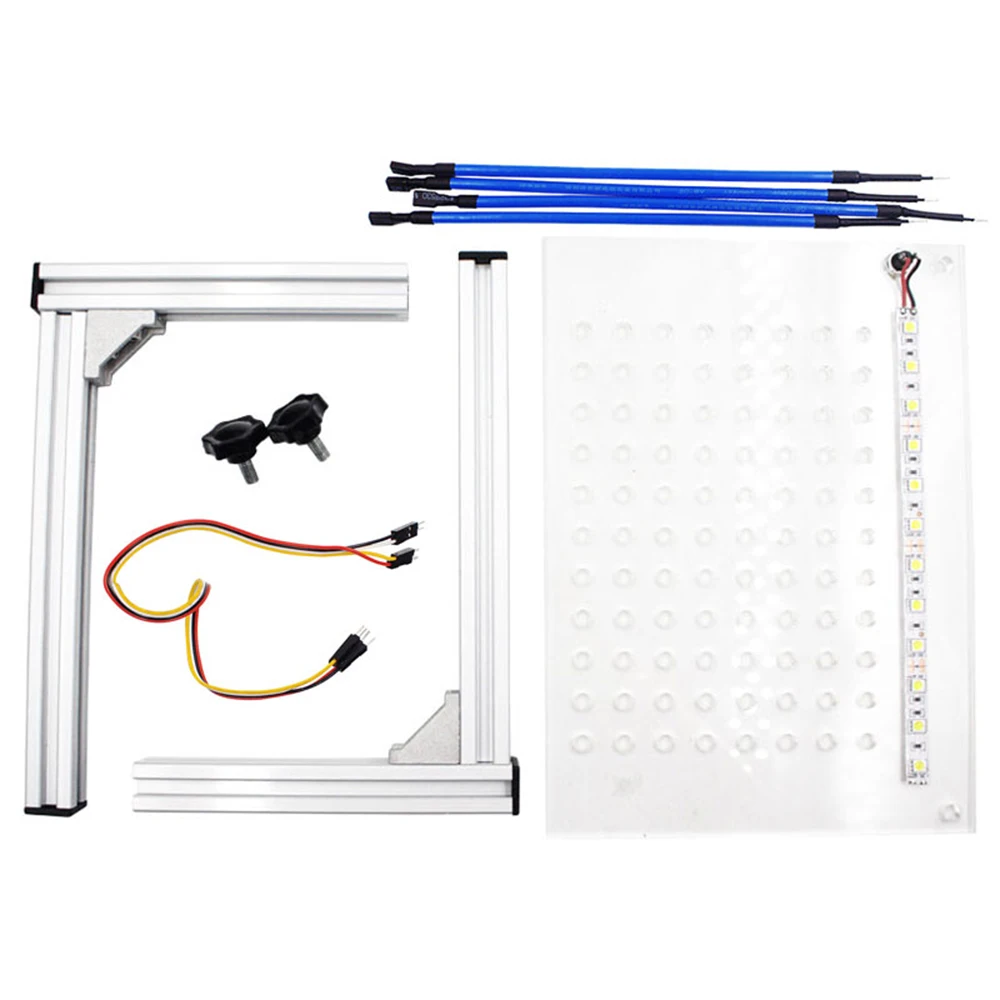 

LED BDM Frame With 4 Probe Pens Acrylic ECU Programmer Full Set Car Programming Frame For KTAG KESS Fgtech BDM100 Car ECU Tool