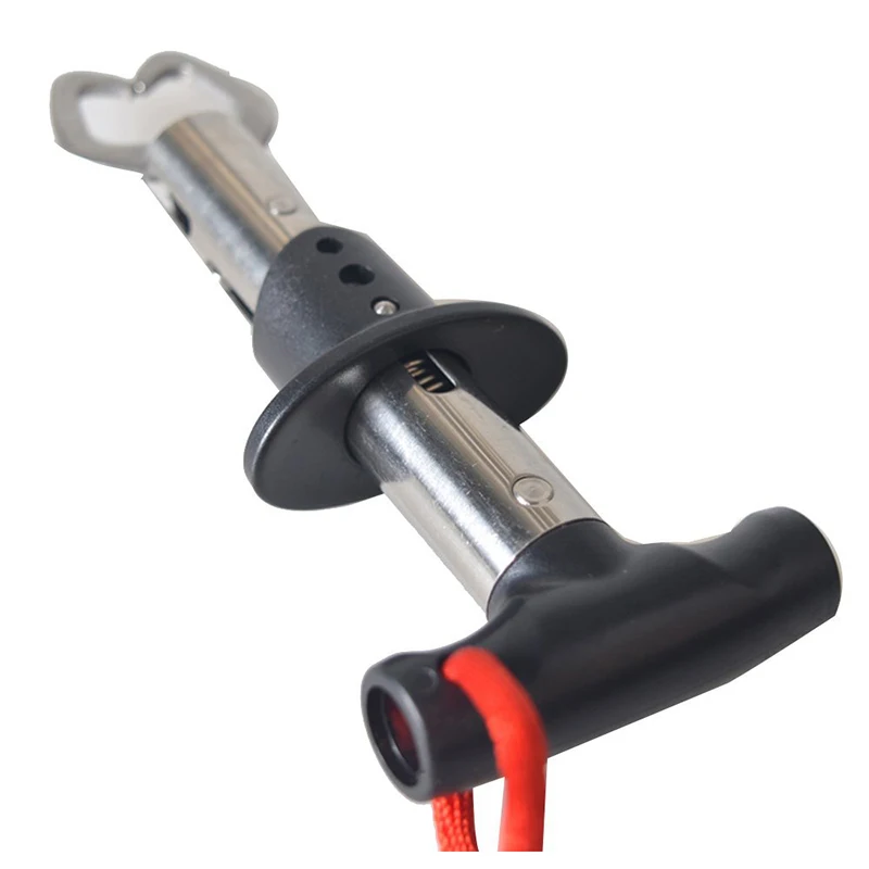 T type stainless steel weighing function none fish catcher fishing gripper landing fishing light weight compact fish grip fish g
