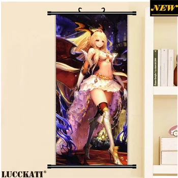 

Shingeki no Bahamut Rage Of Bahamut wings animal ears horns sexy loli cameltoe cartoon anime poster wall scroll canvas painting