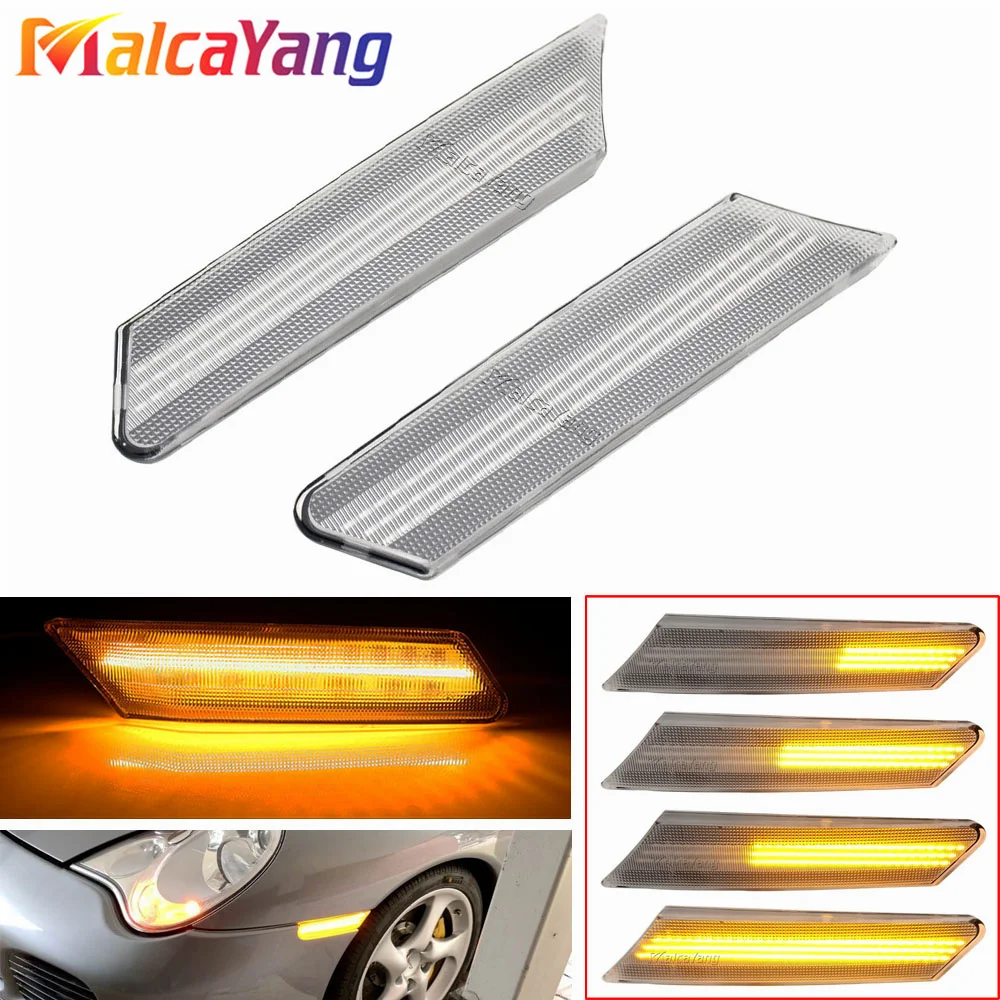 Indicatore Di Direzione A Led Lampeggiante Sequenziale Luci Dinamiche Per Porsche Cayman Sport Boxster Spyder 911 Gt3 Rs 997 911 987