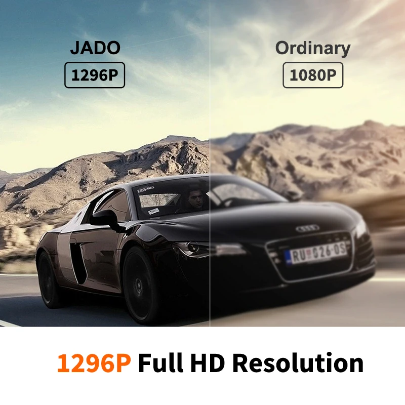 Видеорегистратор JADO D320C автомобильная камера с цветным IPS экраном 24 часовым