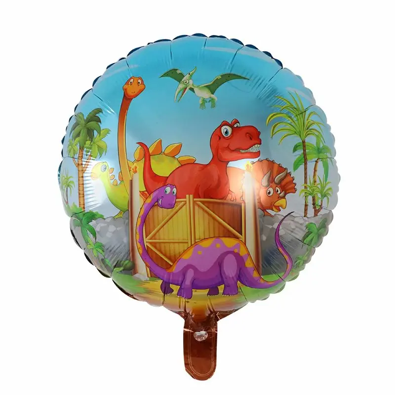 Большой 4D ходячий динозавр фольгированные шары для мальчиков воздушные шарики в виде животных Детский динозавр Детский День Рождения Вечеринка мир Юрского периода декоративный шар - Цвет: Прозрачный