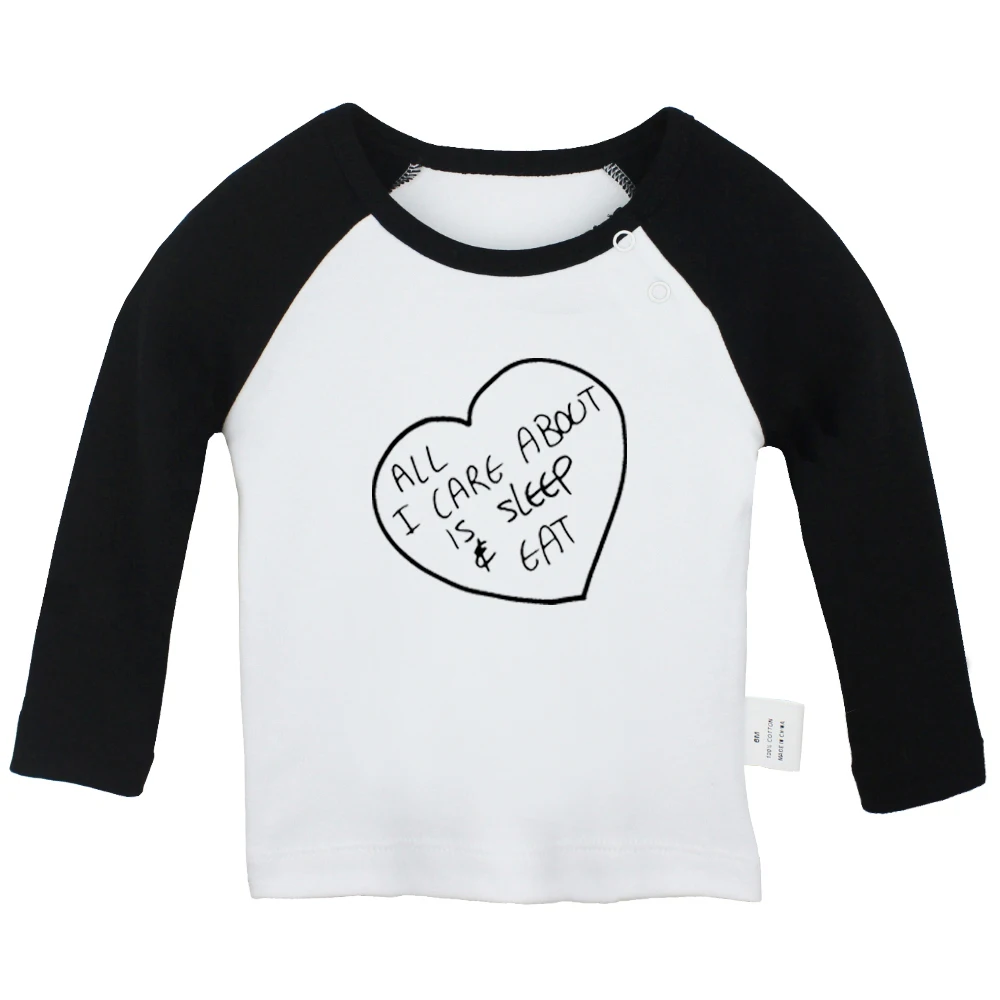 Розовые футболки для новорожденных с надписью «Love Too Sassy For You All I Care About Are You» цветные футболки с длинными рукавами для малышей - Цвет: JbBabyYCB101C