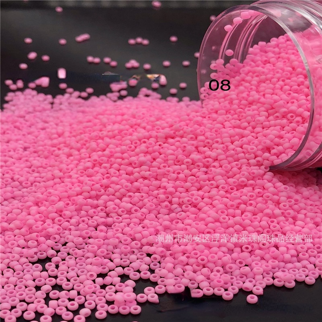 New Super Excellent Rice Beads 2mm Porcelain Beads Macaron Candy Series DIY Collection Beads Weaving Fashion Accessories