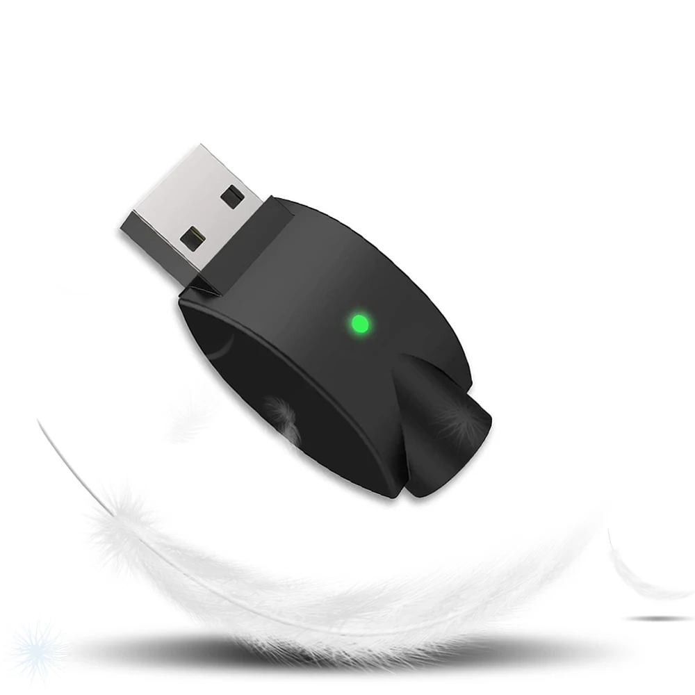 Smart Charger With Overcharge Protection Compatible For USB Charging Portable Adapter 510 Interface LED Indicator Rotary Lamp