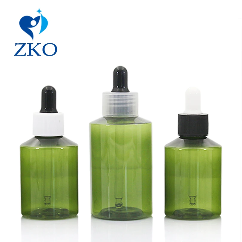 

1pcs 50ml/100ml High quality plastic bottle glass dropper bottle reusable plastic empty bottle