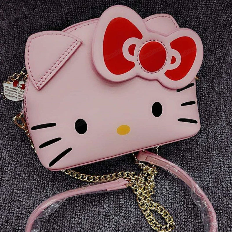 HELLO KITTY новая детская сумка через плечо сумка дамская мультяшная сумка через плечо Детская сумка для детского сада женские сумки