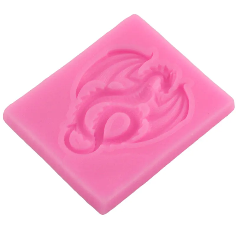 Sugarcraft Dragon Silicone Mold Fondant Mould Cake Decorating Tools Chocolate Gumpaste Mold Candy Clay Kitchen Baking