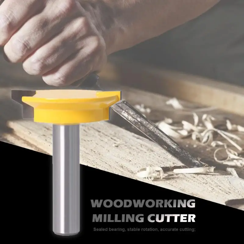 

Woodworking Milling Cutter Durable Wood Tenon Cutter Cylinder Semicircle Router Bit Slotting Trimming Carving Tool Supplies