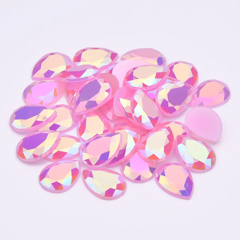 JUNAO-10-14mm-13-18mm-Mix-Color-AB-Crystals-Drop-Rhinestones-Applique-Flatback-Acrylic-Strass-Stones (2)