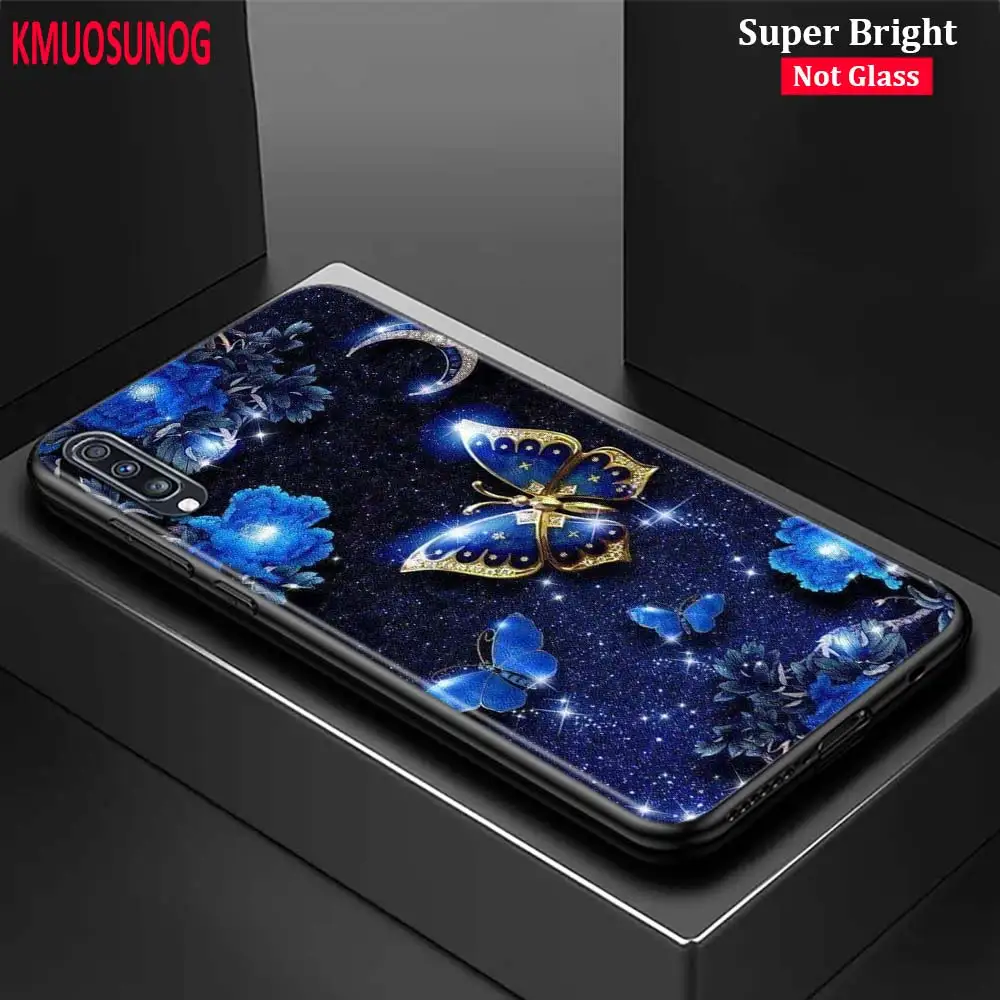 

Black Silicone Cover Butterfly Flower Mandala for Samsung Galaxy A70 A90 A80 A60 A50 A40 A30S A20E A20S A10 Phone Case
