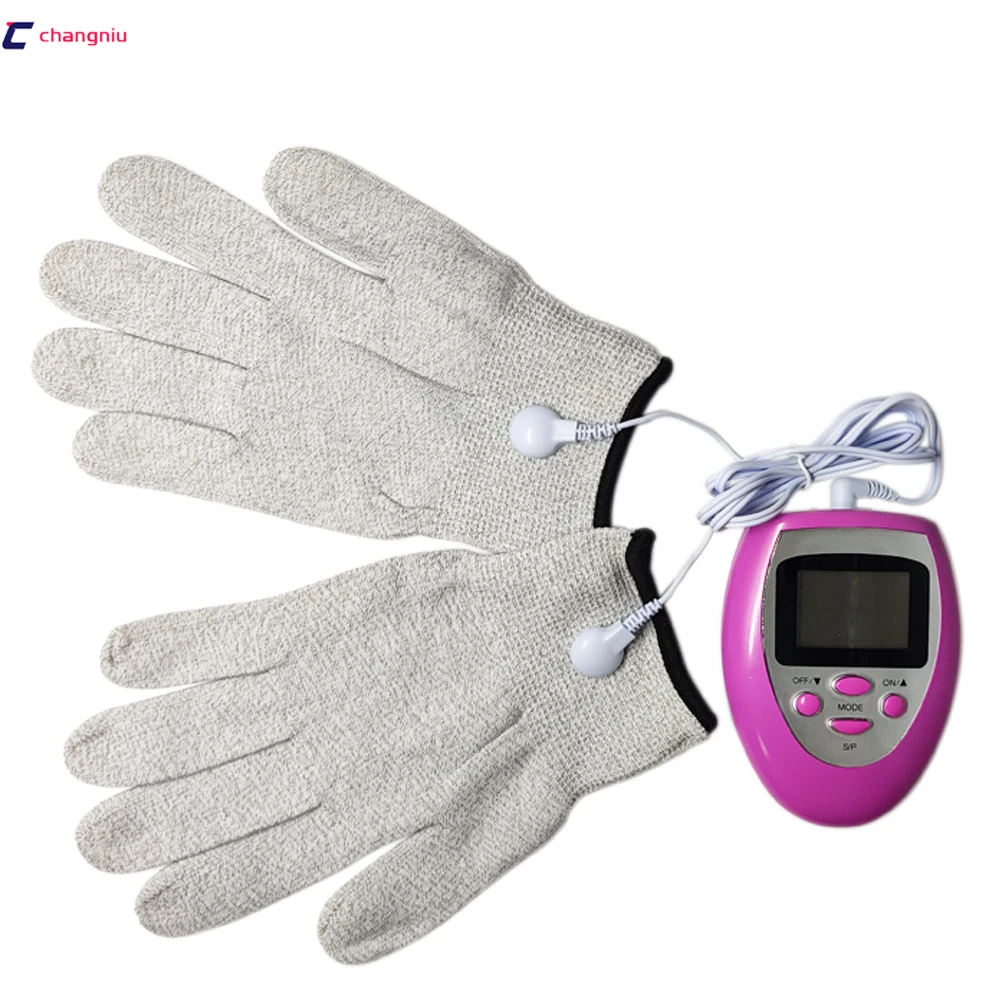 Freeshipping 50PCS Multifunction Portable Full Body Massager Digital Therapy Machine Muscle Pain Relief Acupuncture with gloves | Красота и