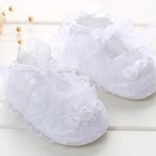 Chaussures en dentelle pour bébés filles, nouveau né, Champagne blanc, Satin, princesse Zapato pour mariage, demoiselle d'honneur, SandQ 