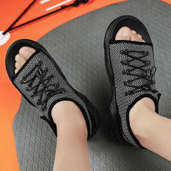 

Men Sandals Crocse Crocks Pool Sandals Summer Outdoor Cholas Beach Shoes Slip On Garden Clogs Casual Water Shower Men Sandals