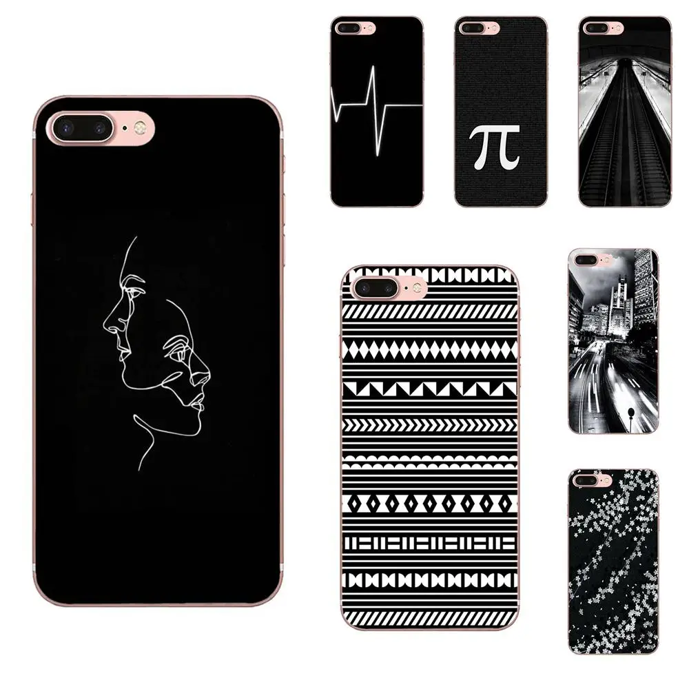 

For Galaxy Grand A3 A5 A7 A8 A9 A9S On5 On7 Plus Pro Star 2015 2016 2017 2018 TPU Fashion Cell Case Black And White On Sale Cool